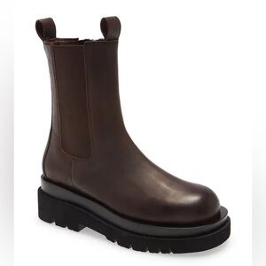Jeffrey Campbell Tanked Chelsea Boot in Dark Brown
